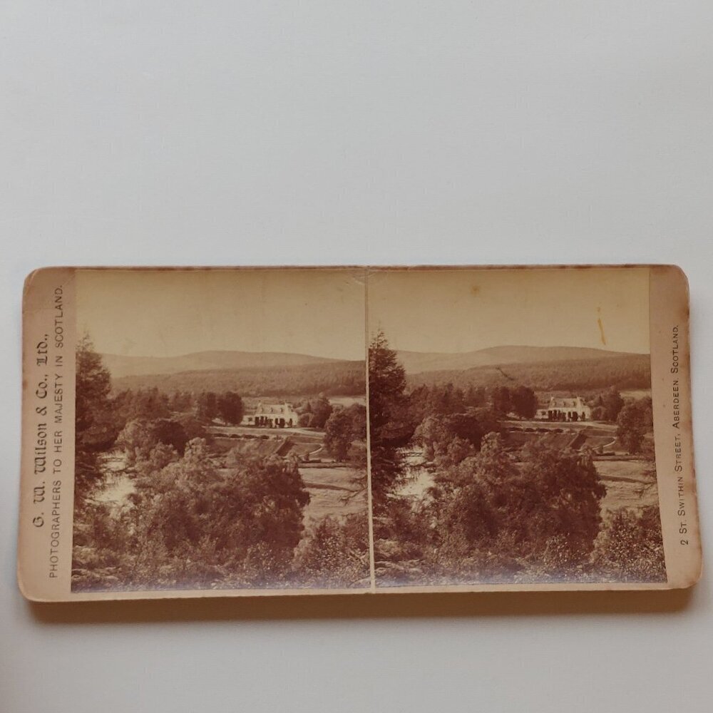 ANTIQUE Stereograph G.W. Wilson & Co Ltd ABERDEEN SCOTLAND Photographers to her